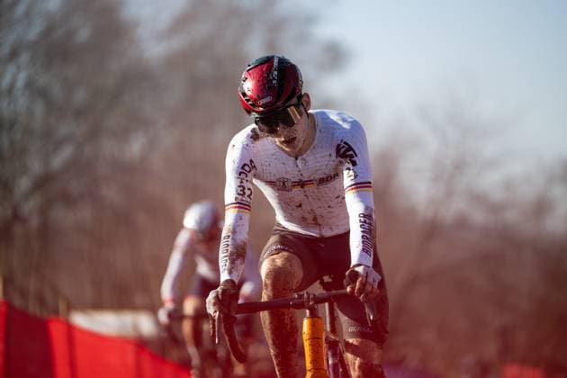 Cyclo cross, UCI World Championships LiÃ vin, Men Under 23, 01 02 2025 Eike Behrens GER LiÃ vin France Copyright: xCarlaxNagelx