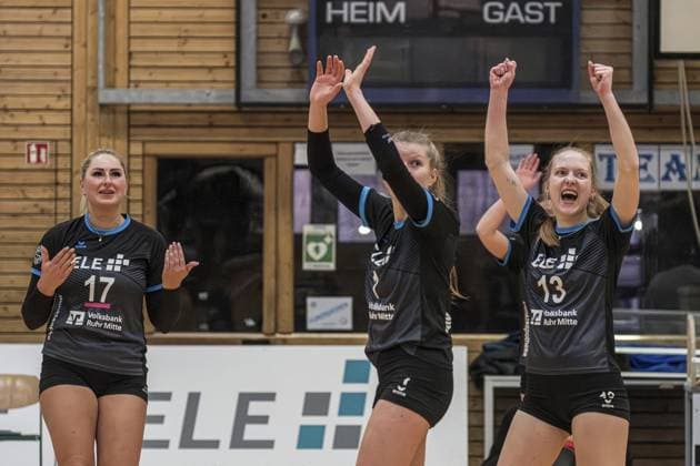 Volleyball Regionalliga in Gladbeck FOR EDITORIAL PURPOSES ONLY p Volleyball Regionalliga TV Gladbeck MTV Köln on Saturday, February 01, 2025 in Gladbeck ¨ Germany NRW Gladbeck Copyright ChristophxWojtyczka Copyright: ChristophxWojtyczka doc7z6m2obto85r983kjlt ,EDITORIAL USE ONLY Copyright: ChristophxWojtyczka