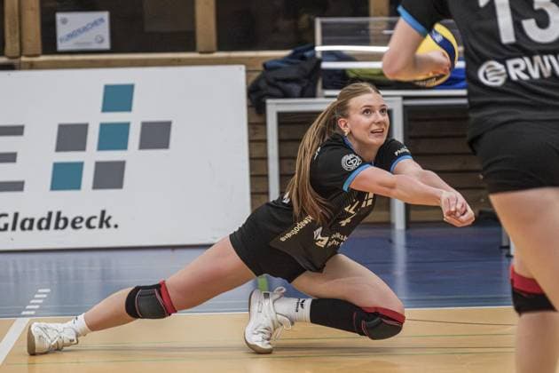 Volleyball Regionalliga in Gladbeck FOR EDITORIAL PURPOSES ONLY EDITORIAL USE ONLY p Hanna Bittner at the acceptance Volleyball Regionalliga TV Gladbeck MTV Köln on Saturday, February 01, 2025 in Gladbeck ¨ Germany NRW Gladbeck Copyright ChristophxWojtyczka Copyright: ChristophxWojtyczka doc7z6m2qg8upx1e9c6hk8h ,EDITORIAL USE ONLY Copyright: ChristophxWojtyczka