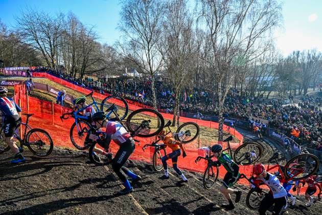 2025 UCI Cyclo-Cross WC - Men Junior LIEVIN, FRANCE - FEBRUARY 02 : Illustration picture during the 2025 UCI Cyclo-Cross World Championships for Men Junior on February 02, 2025 in Lievin, France, 02 02 2025 Lievin France  Copyright: xNicoxVereeckenx
