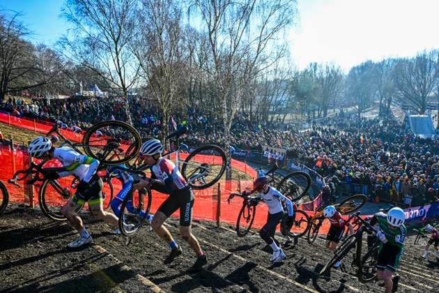 2025 UCI Cyclo-Cross WC - Men Junior LIEVIN, FRANCE - FEBRUARY 02 : Illustration picture during the 2025 UCI Cyclo-Cross World Championships for Men Junior on February 02, 2025 in Lievin, France, 02 02 2025 Lievin France  Copyright: xNicoxVereeckenx