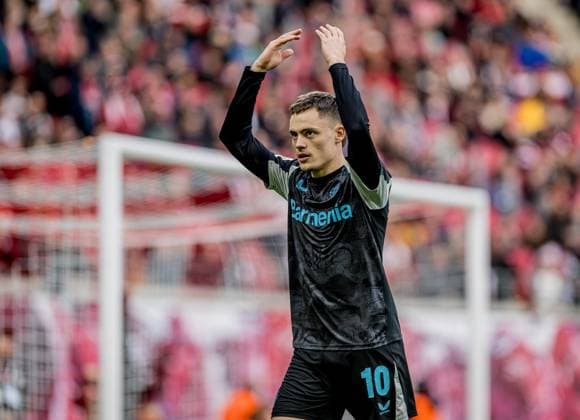 Leverkusens Florian Wirtz Soccer 1 Bundesliga, Matchday 19 RB Leipzig Bayer 04 Leverkusen 2 2 January 25, 2025 Leipzig, Red Bull Arena RB Leipzig Bayer 04 Leverkusen 2 2