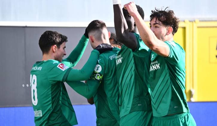 02 02 2025 Soccer Season 2024 2025 2 Soccer Bundesliga 20 Matchday SC Paderborn 07 SCP SpVgg Greuther Fürth Kleeblatt Sportfoto Zink xwoxzix DFL regulations prohibit any use of photographs as image sequences and or quasi video only for editorial use Torjubel Jubel nach Treffer Torschuß zum 0 1 durch Branimir Hrgota 10, SpVgg Greuther Fürth