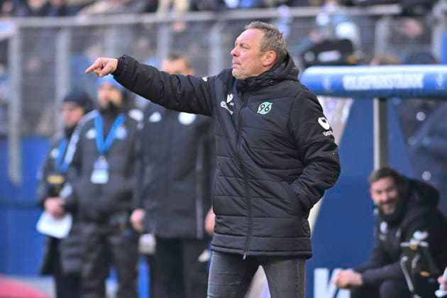 GER 2 FBL,, Hamburger SV vs Hannover 96 02 02 2025, Volksparkstadion, Hamburg, GER 2 FBL, Hamburger SV vs Hannover 96 in the picture Coach Andre Breitenreiter Hannover nordphotoxGmbH xWitke nph00002