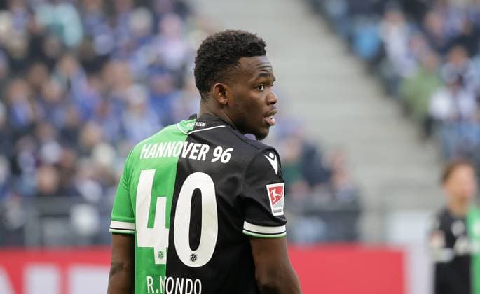 Rabbi Matondo Hannover Football, Men, Season 2024 2025, 2 BL, Volksparkstadion, Hamburger SV vs Hannover 96 DFL REGULATIONS PROHIBIT ANY USE OF PHOTOGRAPHS AS IMAGE SEQUENCES AND OR QUASI VIDEO