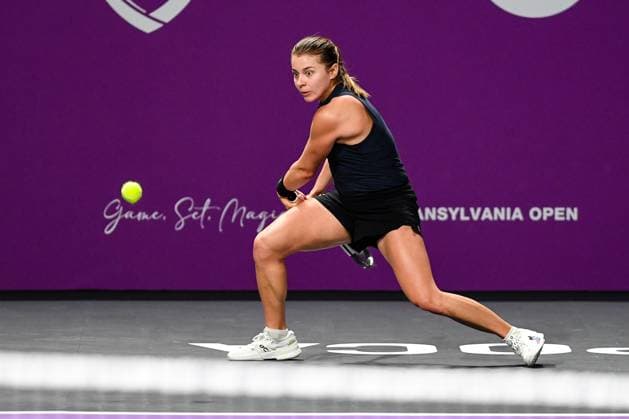 Transylvania Open - WTA, Tennis Damen 250 Tournament Maja Chwalinska competes during the first qualifiers day of the Transylvania Open 2025, a WTA250 Tournament, at BT Arena in Cluj-Napoca, Romania, on February 2, 2025 Cluj-Napoca Romania  Copyright: xFlaviuxBuboix originalFilename:buboi-notitle250202_npsU0.jpg