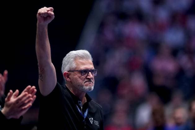 IHF Men Handball World Championship, WM, Weltmeisterschaft France v Portugal OSLO, NORWAY - FEBRUARY 02: Head coach of Portugal Paulo Pereira reacts during the 2025 IHF Men s Handball World Championship match for 3rd place between France and Portugal at Unity Arena on February 02, 2025 in Oslo, Norway.  SanjinxStrukic PIXSELL