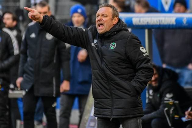 André Breitenreiter Coach Hannover Germany , Hamburg , Volksparkstadion , Football , 2 Bundesliga , Hamburger SV Hannover 96