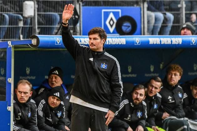 Coach Merlin Polzin HSV Germany , Hamburg , Volksparkstadion , Football , 2 Bundesliga , Hamburger SV Hannover 96