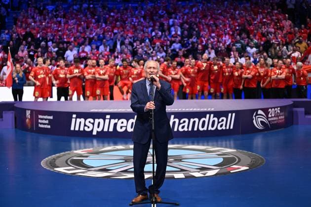 Oslo, 020225. Unity Arena. Croatia won the silver medal at the 2025 World Handball Championship In the photo: Hassan Moustafa. Photo: Ante Cizmic CROPIX Copyright: xxAntexCizmicx hrvatska_srebro66-020225