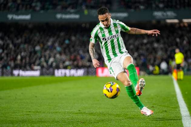 February 2, 2025, Sevilla, Sevilla, SPAIN: Antony Matheus dos Santos of Real Betis in action during the Spanish league, LaLiga EA Sports, football match played between Real Betis and Athletic Club at Benito Villamarin stadium on February 2, 2025, in Sevilla, Spain. Sevilla SPAIN - ZUMAa181 20250202_zaa_a181_273 Copyright: xJoaquinxCorcherox