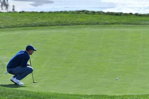 February 2, 2025, Pebble Beach, Ca, USA: Rory McIlroy during the final round of the AT&T Pebble Beach Pro-Am 2025 at Pebble Beach Golf Links on February 02, 2025 in Pebble Beach, California. Photo: Casey Flanigan imageSPACE Pebble Beach USA - ZUMAi237 20250202_zsa_i237_005 Copyright: xFlanigan Imagespacex