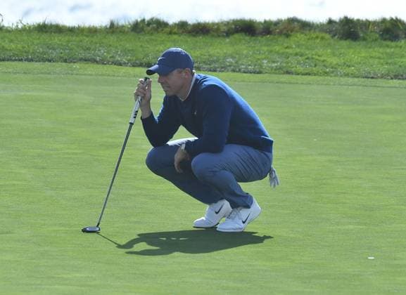 February 2, 2025, Pebble Beach, Ca, USA: Rory McIlroy during the final round of the AT&T Pebble Beach Pro-Am 2025 at Pebble Beach Golf Links on February 02, 2025 in Pebble Beach, California. Photo: Casey Flanigan imageSPACE Pebble Beach USA - ZUMAi237 20250202_zsa_i237_004 Copyright: xFlanigan Imagespacex