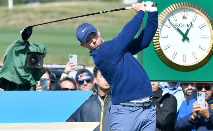 February 2, 2025, Pebble Beach, Ca, USA: Rory McIlroy during the final round of the AT&T Pebble Beach Pro-Am 2025 at Pebble Beach Golf Links on February 02, 2025 in Pebble Beach, California. Photo: Casey Flanigan imageSPACE Pebble Beach USA - ZUMAi237 20250202_zsa_i237_011 Copyright: xFlanigan Imagespacex