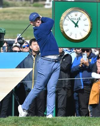 February 2, 2025, Pebble Beach, Ca, USA: Rory McIlroy during the final round of the AT&T Pebble Beach Pro-Am 2025 at Pebble Beach Golf Links on February 02, 2025 in Pebble Beach, California. Photo: Casey Flanigan imageSPACE Pebble Beach USA - ZUMAi237 20250202_zsa_i237_012 Copyright: xFlanigan Imagespacex