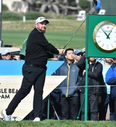 February 2, 2025, Pebble Beach, Ca, USA: Shane Lowry during the final round of the AT&T Pebble Beach Pro-Am 2025 at Pebble Beach Golf Links on February 02, 2025 in Pebble Beach, California. Photo: Casey Flanigan imageSPACE Pebble Beach USA - ZUMAi237 20250202_zsa_i237_023 Copyright: xFlanigan Imagespacex