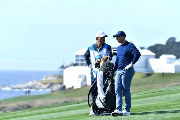 February 2, 2025, Pebble Beach, Ca, USA: Rory McIlroy during the final round of the AT&T Pebble Beach Pro-Am 2025 at Pebble Beach Golf Links on February 02, 2025 in Pebble Beach, California. Photo: Casey Flanigan imageSPACE Pebble Beach USA - ZUMAi237 20250202_zsa_i237_033 Copyright: xFlanigan Imagespacex