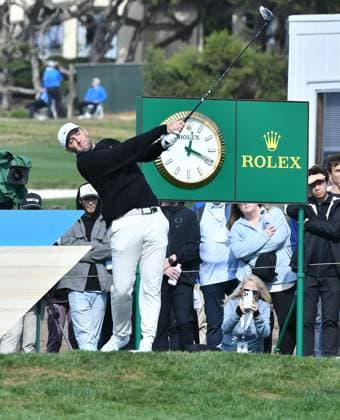 February 2, 2025, Pebble Beach, Ca, USA: Scottie Scheffler during the final round of the AT&T Pebble Beach Pro-Am 2025 at Pebble Beach Golf Links on February 02, 2025 in Pebble Beach, California. Photo: Casey Flanigan imageSPACE Pebble Beach USA - ZUMAi237 20250202_zsa_i237_039 Copyright: xFlanigan Imagespacex