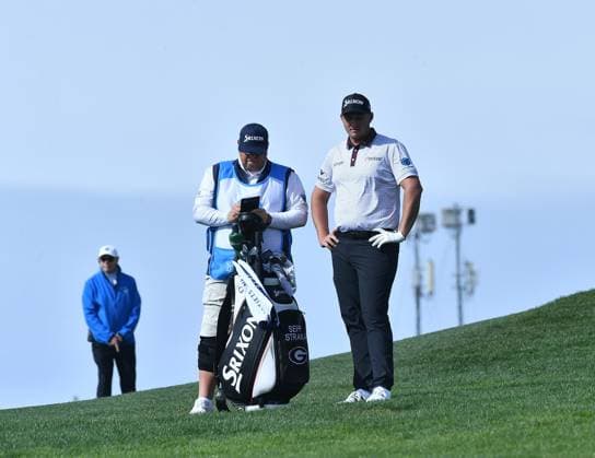February 2, 2025, Pebble Beach, Ca, USA: Sepp Straka during the final round of the AT&T Pebble Beach Pro-Am 2025 at Pebble Beach Golf Links on February 02, 2025 in Pebble Beach, California. Photo: Casey Flanigan imageSPACE Pebble Beach USA - ZUMAi237 20250202_zsa_i237_025 Copyright: xFlanigan Imagespacex