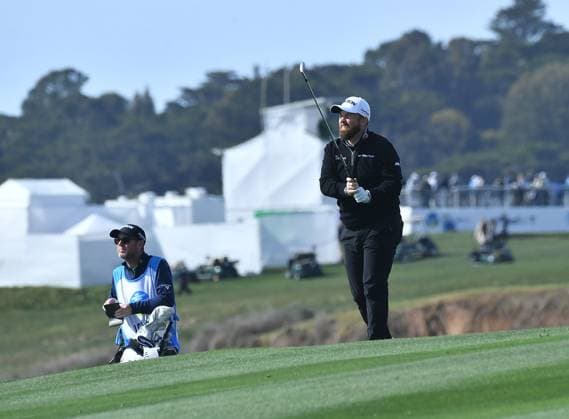 February 2, 2025, Pebble Beach, Ca, USA: Shane Lowry during the final round of the AT&T Pebble Beach Pro-Am 2025 at Pebble Beach Golf Links on February 02, 2025 in Pebble Beach, California. Photo: Casey Flanigan imageSPACE Pebble Beach USA - ZUMAi237 20250202_zsa_i237_020 Copyright: xFlanigan Imagespacex