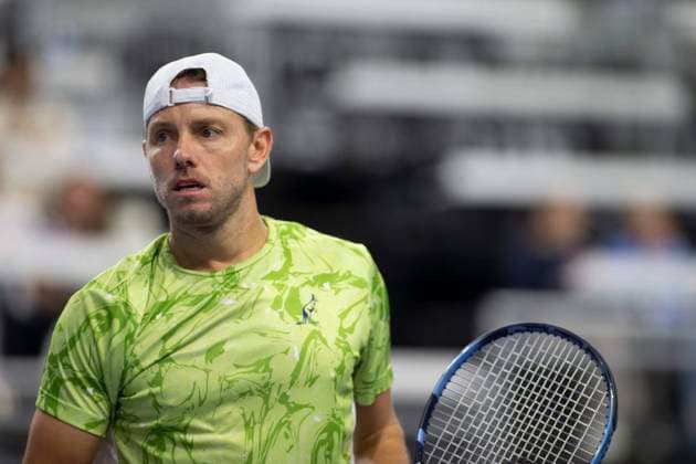 February 2, 2025, Frisco, Texas, USA: JAMES DUCKWORTH (AUS) looks on during round 2 of the qualifiers at the Dallas Open at the Star in Frisco, TX. ETHAN QUINN (USA) defeated JAMES DUCKWORTH (AUS), 14-11. Frisco USA - ZUMAh193 20250202_zsp_h193_032 Copyright: xDanielxMcGregor-Huyerx