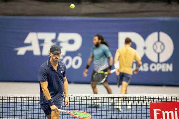 February 2, 2025, Frisco, Texas, USA: RYAN SEGGERMAN (USA) reacts during round 2 of the qualifiers at the Dallas Open at the Star in Frisco, TX. Frisco USA - ZUMAh193 20250202_zsp_h193_043 Copyright: xDanielxMcGregor-Huyerx