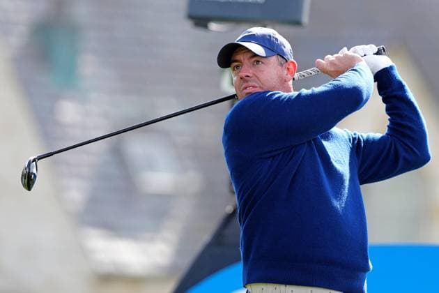 PEBBLE BEACH, CA - FEBRUARY 02: PGA, Golf Herren golfer Rory McElroy plays his tee shot on the 11th hole during the AT&T Pebble Beach Pro AM on February 2, 2025, at Pebble Beach Golf Links in Pebble Beach, California. (Photo by Brian Spurlock Icon Sportswire) GOLF: FEB 02 PGA AT&T Pebble Beach Pro-Am EDITORIAL USE ONLY Icon25020247