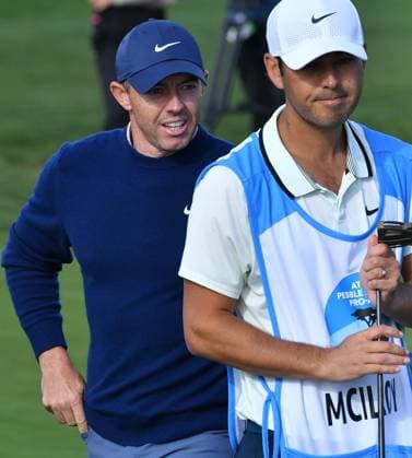 February 2, 2025, Pebble Beach, Ca, USA: Rory McIlroy is seen on the 17th hole during the final round of the AT&T Pebble Beach Pro-Am 2025 at Pebble Beach Golf Links on February 02, 2025 in Pebble Beach, California. Photo: Casey Flanigan imageSPACE Pebble Beach USA - ZUMAi237 20250202_zsa_i237_125 Copyright: xFlanigan Imagespacex
