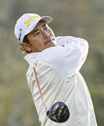 Golf: AT&T Pebble Beach Pro-Am Hideki Matsuyama of Japan hits off the third tee in the final round of the AT&amp;T Pebble Beach Pro-Am golf tournament on Feb. 2, 2025, at Pebble Beach Golf Links in Pebble Beach, California.  A14AA0004088425P