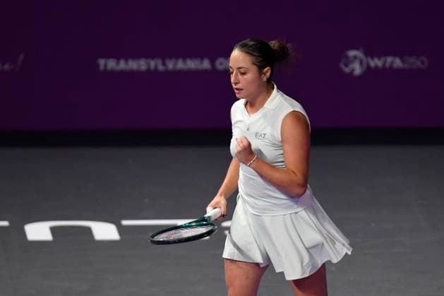 Transylvania Open - Victoriya Tomova v Mayar Sherif Lucia Bronzetti and Elisabeta Cocciaretto of Italy in action against Maja Chwalinska of Poland and Anastasia Detiuc of Czech Republic during the WTA, Tennis Damen Tour Transylvania Open match, in Cluj Napoca, Monday 03 February 2025. Alex Nicodim Imago Images Copyright: xAlexxNicodimx
