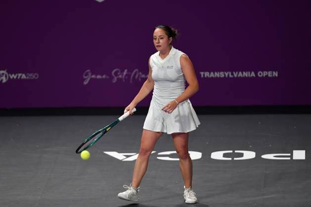 Transylvania Open - Victoriya Tomova v Mayar Sherif Lucia Bronzetti and Elisabeta Cocciaretto of Italy in action against Maja Chwalinska of Poland and Anastasia Detiuc of Czech Republic during the WTA, Tennis Damen Tour Transylvania Open match, in Cluj Napoca, Monday 03 February 2025. Alex Nicodim Imago Images Copyright: xAlexxNicodimx