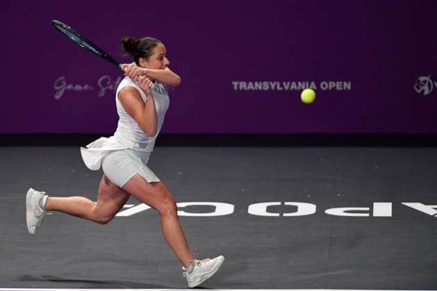 Transylvania Open - Victoriya Tomova v Mayar Sherif Lucia Bronzetti and Elisabeta Cocciaretto of Italy in action against Maja Chwalinska of Poland and Anastasia Detiuc of Czech Republic during the WTA, Tennis Damen Tour Transylvania Open match, in Cluj Napoca, Monday 03 February 2025. Alex Nicodim Imago Images Copyright: xAlexxNicodimx