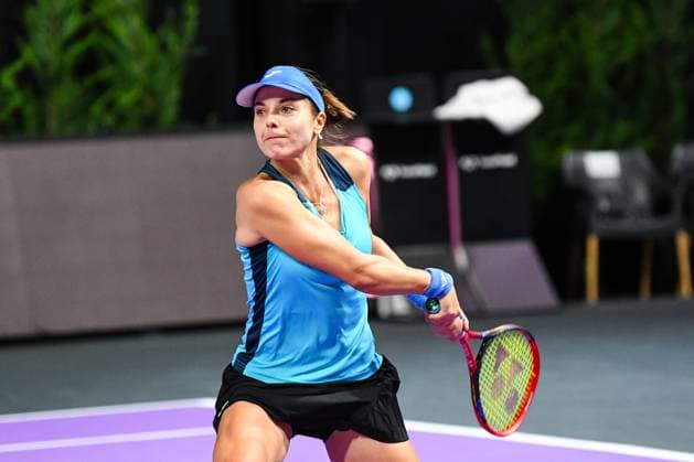 Transylvania Open 2025 - WTA, Tennis Damen 250 Tournament - Day 1 Viktoriya Tomova competes during the round of 32 of the Transylvania Open 2025, a WTA250 Tournament, at BT Arena in Cluj-Napoca, Romania, on February 3, 2025 Cluj-Napoca Romania  Copyright: xFlaviuxBuboix originalFilename:buboi-notitle250203_nptFc.jpg