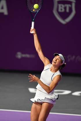 Transylvania Open - Victoriya Tomova v Mayar Sherif Sabrina Sanataria of United States and Monica Niculescu of Romania in action against Jacqueline Cristian and Angelica Moratelli of Italy during the WTA, Tennis Damen Tour Transylvania Open double match, in Cluj Napoca, Monday 03 February 2025. Alex Nicodim Imago Images Copyright: xAlexxNicodimx