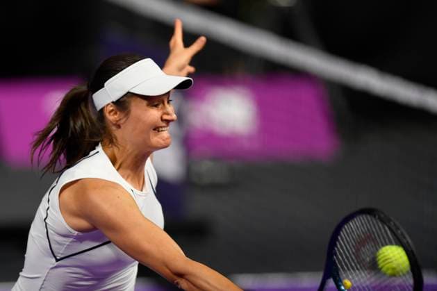 Transylvania Open - Victoriya Tomova v Mayar Sherif Sabrina Sanataria of United States and Monica Niculescu of Romania in action against Jacqueline Cristian and Angelica Moratelli of Italy during the WTA, Tennis Damen Tour Transylvania Open double match, in Cluj Napoca, Monday 03 February 2025. Alex Nicodim Imago Images Copyright: xAlexxNicodimx