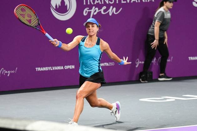 Transylvania Open 2025 - WTA, Tennis Damen 250 Tournament - Day 1 Viktoriya Tomova competes during the round of 32 of the Transylvania Open 2025, a WTA250 Tournament, at BT Arena in Cluj-Napoca, Romania, on February 3, 2025 Cluj-Napoca Romania  Copyright: xFlaviuxBuboix originalFilename:buboi-notitle250203_npmU7.jpg