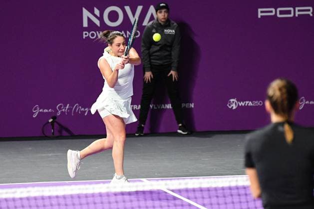 Transylvania Open 2025 - WTA, Tennis Damen 250 Tournament - Day 1 Elisabetta Cocciaretto competes during the round of 32 of the Transylvania Open 2025, a WTA250 Tournament, at BT Arena in Cluj-Napoca, Romania, on February 3, 2025 Cluj-Napoca Romania  Copyright: xFlaviuxBuboix originalFilename:buboi-notitle250203_np5Cj.jpg