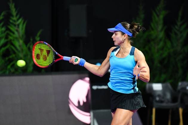 Transylvania Open 2025 - WTA, Tennis Damen 250 Tournament - Day 1 Viktoriya Tomova competes during the round of 32 of the Transylvania Open 2025, a WTA250 Tournament, at BT Arena in Cluj-Napoca, Romania, on February 3, 2025 Cluj-Napoca Romania  Copyright: xFlaviuxBuboix originalFilename:buboi-notitle250203_np6Kc.jpg