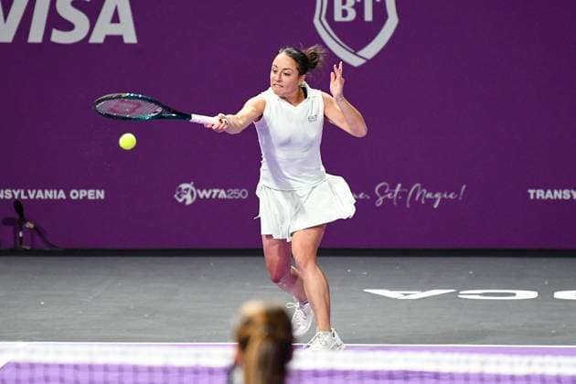 Transylvania Open 2025 - WTA, Tennis Damen 250 Tournament - Day 1 Elisabetta Cocciaretto competes during the round of 32 of the Transylvania Open 2025, a WTA250 Tournament, at BT Arena in Cluj-Napoca, Romania, on February 3, 2025 Cluj-Napoca Romania  Copyright: xFlaviuxBuboix originalFilename:buboi-notitle250203_npgZr.jpg