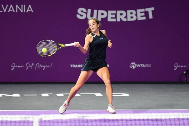 Transylvania Open 2025 - WTA, Tennis Damen 250 Tournament - Day 1 Lucia Bronzetti competes during the round of 32 of the Transylvania Open 2025, a WTA250 Tournament, at BT Arena in Cluj-Napoca, Romania, on February 3, 2025 Cluj-Napoca Romania  Copyright: xFlaviuxBuboix originalFilename:buboi-notitle250203_nprSG.jpg