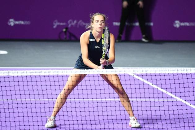 Transylvania Open 2025 - WTA, Tennis Damen 250 Tournament - Day 1 Lucia Bronzetti competes during the round of 32 of the Transylvania Open 2025, a WTA250 Tournament, at BT Arena in Cluj-Napoca, Romania, on February 3, 2025 Cluj-Napoca Romania  Copyright: xFlaviuxBuboix originalFilename:buboi-notitle250203_npwFp.jpg