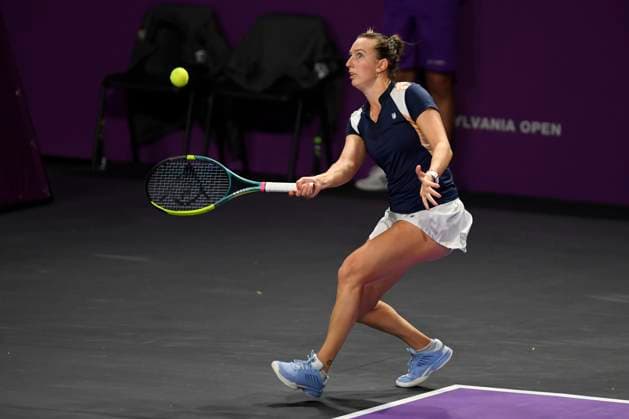 Transylvania Open - Victoriya Tomova v Mayar Sherif Jacqueline Cristian and Angelica Moratelli of Italy in action against Sabrina Sanataria of United States and Monica Niculescu of Romania during the WTA, Tennis Damen Tour Transylvania Open double match, in Cluj Napoca, Monday 03 February 2025. Alex Nicodim Imago Images Copyright: xAlexxNicodimx