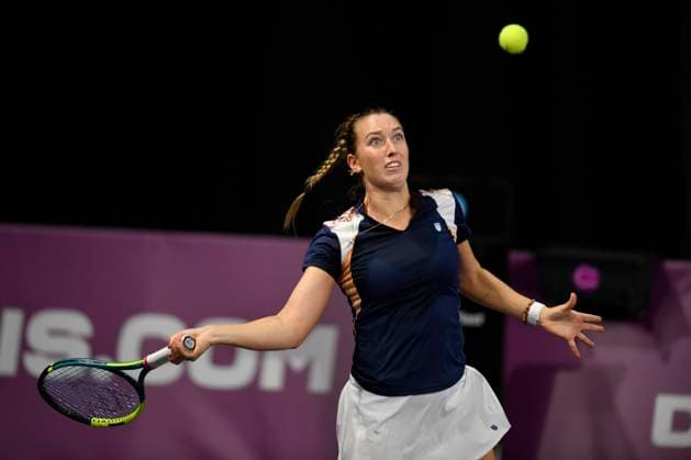 Transylvania Open - Victoriya Tomova v Mayar Sherif Jacqueline Cristian of Romania and Angelica Moratelli of Italy in action against Sabrina Sanataria of United States and Monica Niculescu of Romania during the WTA, Tennis Damen Tour Transylvania Open double match, in Cluj Napoca, Monday 03 February 2025. Alex Nicodim Imago Images Copyright: xAlexxNicodimx
