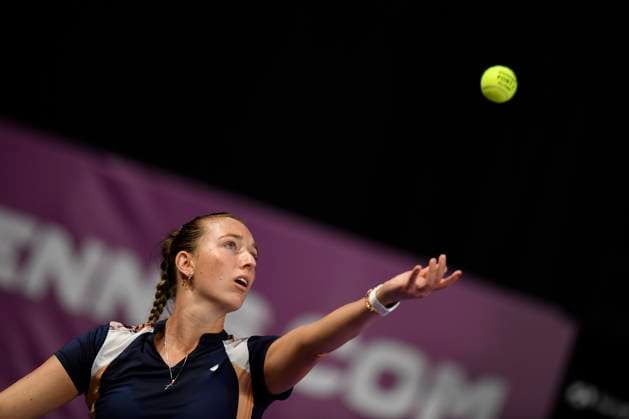 Transylvania Open - Victoriya Tomova v Mayar Sherif Jacqueline Cristian of Romania and Angelica Moratelli of Italy in action against Sabrina Sanataria of United States and Monica Niculescu of Romania during the WTA, Tennis Damen Tour Transylvania Open double match, in Cluj Napoca, Monday 03 February 2025. Alex Nicodim Imago Images Copyright: xAlexxNicodimx