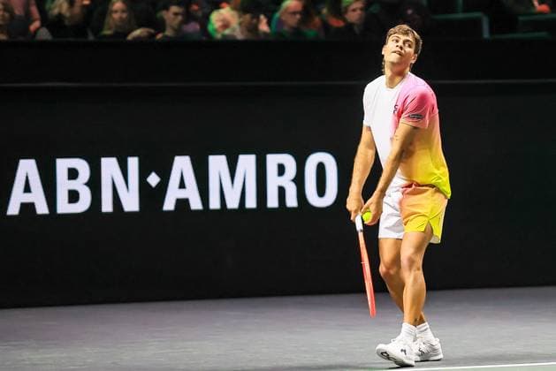 ROTTERDAM, 3-2-25, Sportpaleis Ahoy Rotterdam, ABN AMRO tennistoernooi 2025, Flavio Cobolli ABN AMRO tennistoernooi 2025  x27695533x Copyright: