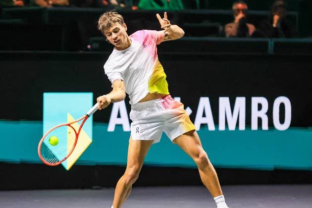 ROTTERDAM, 3-2-25, Sportpaleis Ahoy Rotterdam, ABN AMRO tennistoernooi 2025, Flavio Cobolli ABN AMRO tennistoernooi 2025  x27695534x Copyright:
