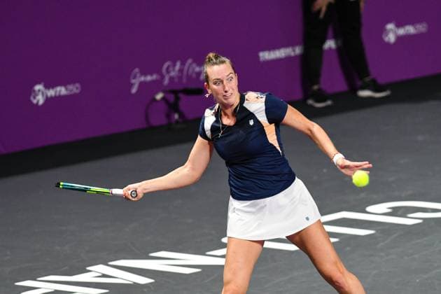 Transylvania Open 2025 - WTA, Tennis Damen 250 Tournament - Day 1 Angelica Moratelli competes during the Round of 32 for the Transylvania Open WTA 250 in BT Arena, Cluj-Napoca, on February 3, 2025 Cluj-Napoca Romania  Copyright: xFlaviuxBuboix originalFilename:buboi-notitle250203_npuWO.jpg