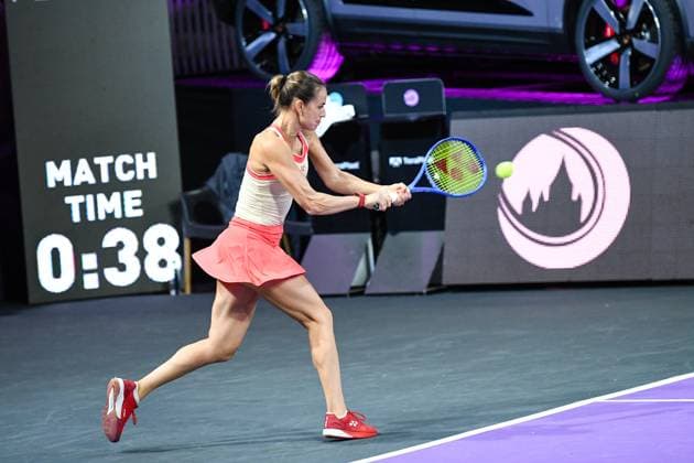 Transylvania Open 2025 - WTA, Tennis Damen 250 Tournament - Day 1 Anna Bondar competes during the Round of 32 for the Transylvania Open WTA 250 in BT Arena, Cluj-Napoca, on February 3, 2025 Cluj-Napoca Romania  Copyright: xFlaviuxBuboix originalFilename:buboi-notitle250203_np1HB.jpg
