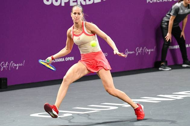 Transylvania Open 2025 - WTA, Tennis Damen 250 Tournament - Day 1 Anna Bondar competes during the Round of 32 for the Transylvania Open WTA 250 in BT Arena, Cluj-Napoca, on February 3, 2025 Cluj-Napoca Romania  Copyright: xFlaviuxBuboix originalFilename:buboi-notitle250203_npIJA.jpg