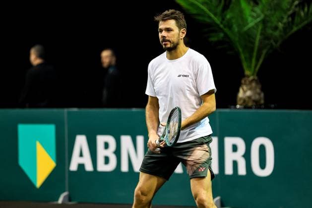 ROTTERDAM, 3-2-25, Sportpaleis Ahoy Rotterdam, ABN AMRO tennistoernooi 2025, Stanislas Wawrinka ABN AMRO tennistoernooi 2025  x27696610x Copyright:
